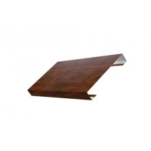 ГРАНД ЛАЙН Ламель лицевая 125 жалюзи Texas 0,45 Print Premium с пленкой Cherry Wood Fresh