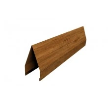 ГРАНД ЛАЙН Ламель жалюзи Tokyo 0,45 Print Elite с пленкой Golden Wood TwinColor