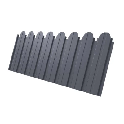 ГРАНД ЛАЙН Профнастил С10B фигурный 0,5 Satin с пленкой RAL 7004 сигнальный серый ГРАНД ЛАЙН Профнастил С10B фигурный 0,5 Satin с пленкой RAL 7004 сигнальный серый
