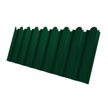 ГРАНД ЛАЙН Профнастил С20В фигурный 0,45 Drap RAL 6005 зеленый мох ГРАНД ЛАЙН Профнастил С20В фигурный 0,45 Drap RAL 6005 зеленый мох