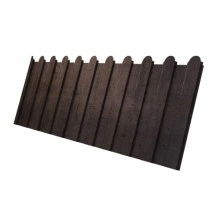 ГРАНД ЛАЙН Профнастил С8А фигурный 0,45 Print Elite Antique Wood TwinColor