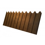 ГРАНД ЛАЙН Профнастил С8А фигурный 0,45 Print Elite Golden Wood TwinColor