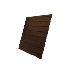 ГРАНД ЛАЙН Профнастил С10A 0,45 Print Elite Chestnut Wood