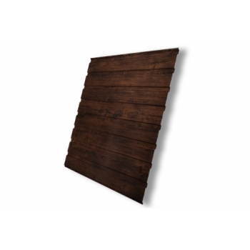 ГРАНД ЛАЙН Профнастил С10В 0,45 Print Elite с пленкой Cherry Wood TwinColor ГРАНД ЛАЙН Профнастил С10В 0,45 Print Elite с пленкой Cherry Wood TwinColor