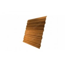 ГРАНД ЛАЙН Профнастил С10В 0,45 Print Elite Golden Wood TwinColor