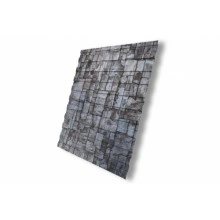 ГРАНД ЛАЙН Профнастил С8А 0,45 Print Elite с пленкой Fine Stone TwinColor