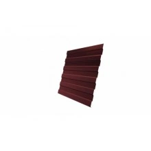 ГРАНД ЛАЙН Профнастил С8А Grand Line 0,5 GreenCoat Pural BT, matt RR 29 красный (RAL 3009 оксидно-красный)