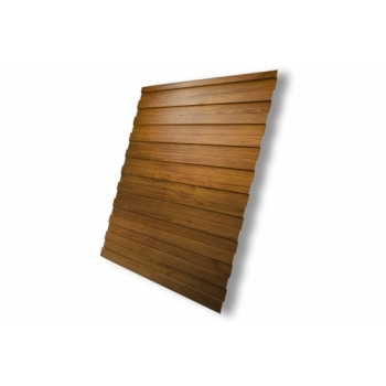 ГРАНД ЛАЙН Профнастил С8А 0,45 Print Premium Golden Wood