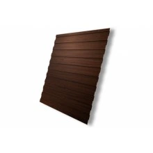 ГРАНД ЛАЙН Профнастил С8А 0,45 Print Elite Choco Wood TwinColor