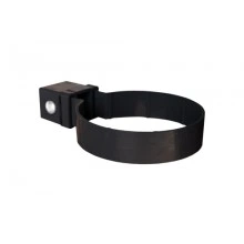 ГРАНД ЛАЙН Хомут трубы Kliker ПВХ GL Premium черный (и.уп.) (RAL 9005)
