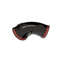 ГРАНД ЛАЙН Уг.желоба сост.90-150 гр.Классика 120 ПВХ GL черный (RAL 9005)