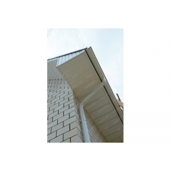 ГРАНД ЛАЙН Угол желоба внутренний Grand Line 90 гр 125 мм RAL 9003 сигнальный белый