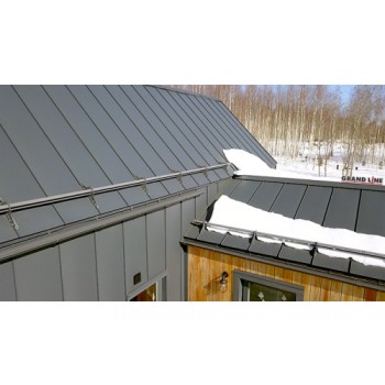 ГРАНД ЛАЙН Крюк длинный полоса Grand Line 125 мм RAL 7024 мокрый асфальт